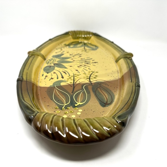 Vintage Centrum Ciene by Nanette Vacher Hand Painted 21” Oval Platter M1655 - Picture 3 of 6